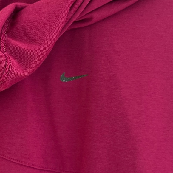 Nike Yoga Dynamic Berry Dri-FIT Fleece Hoodie Women's size 1X - Picture 3 of 4